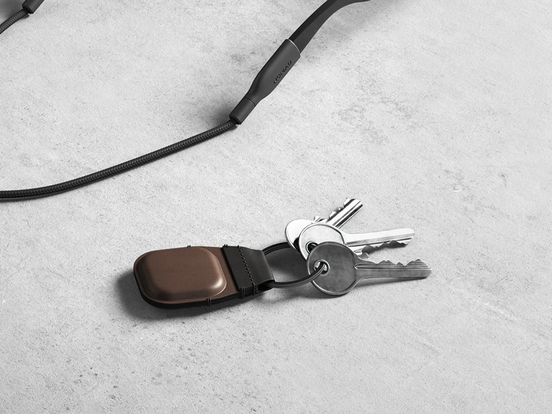 Leather Keychain l&agrave; ngăn chứa AirTag an to&agrave;n nhất